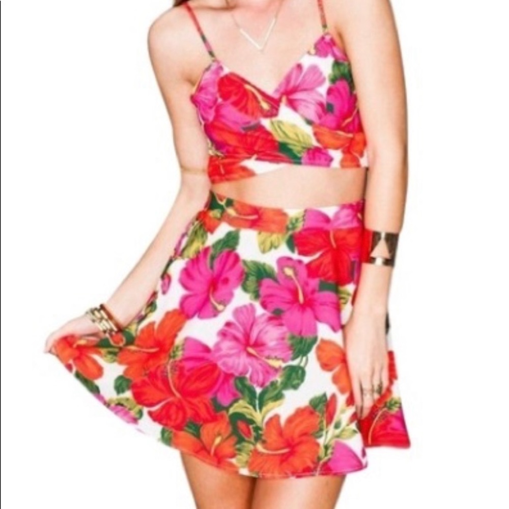 Show Me your MuMu Bahamama two piece crop/skirt